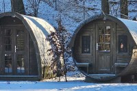 Übernachten in einem Schlaffass in Gelderland Holland