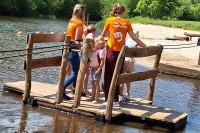 Camping am Wasser in Holland