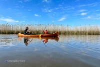 Camping am Wasser in Friesland Holland