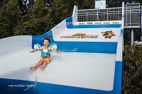 Schwimmbad mit Rutsche Camping Holland